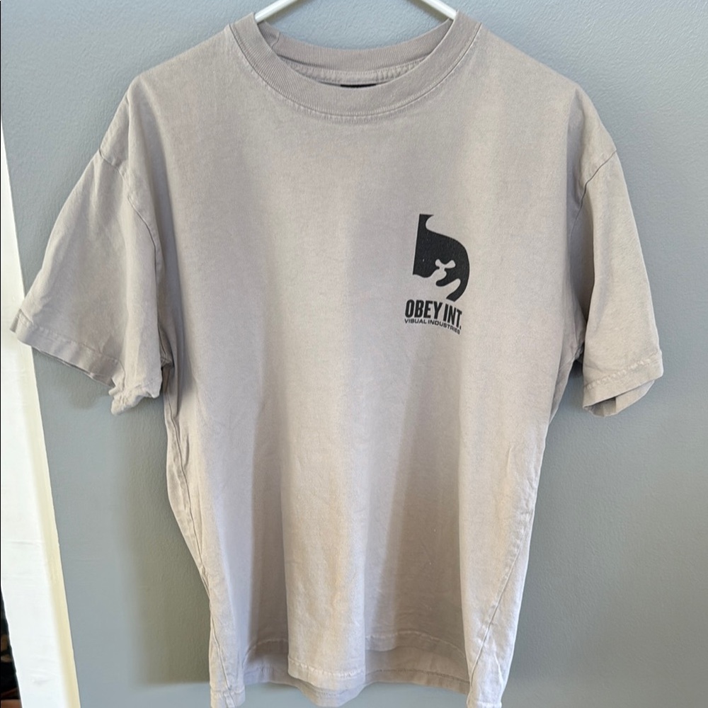 Obey Int Gray Tee